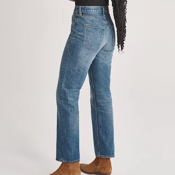 Aritzia Denim Forum The Joni High Rise Loose 29L // Dark Bleu N Stormy - Picture 2 of 4